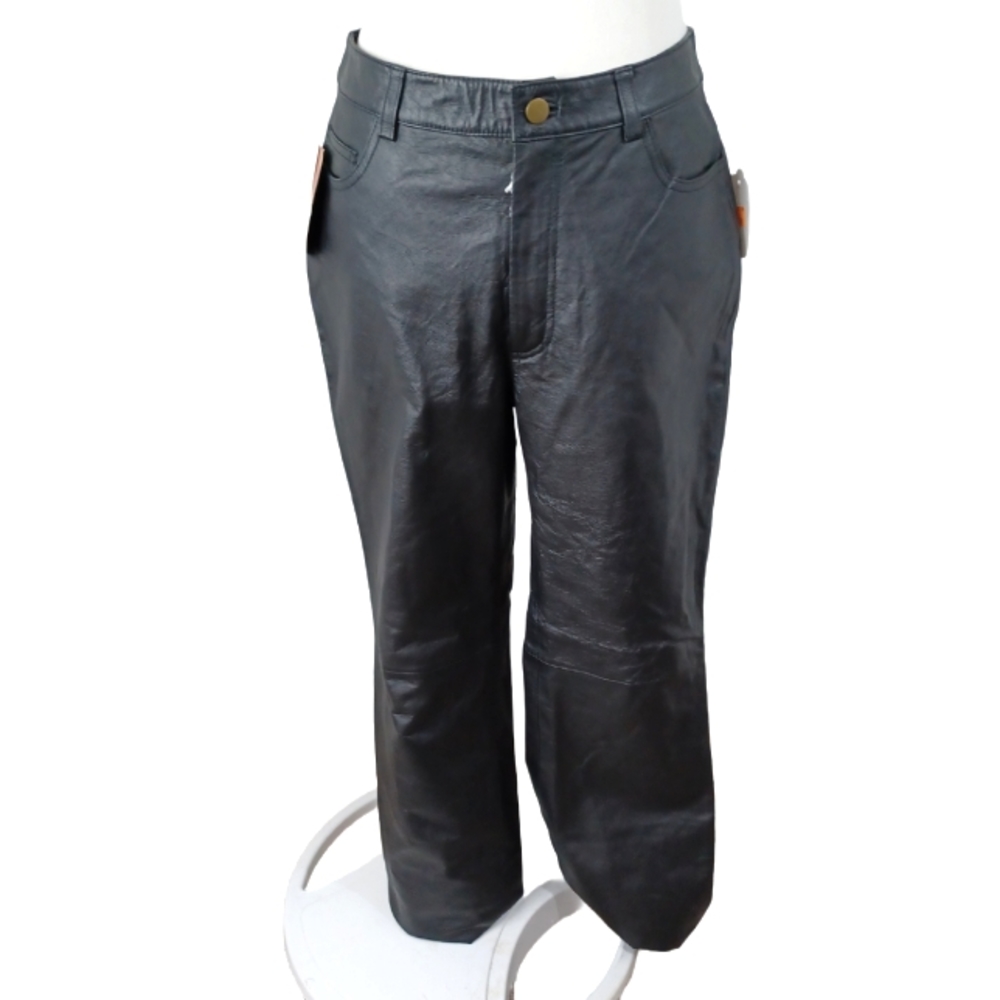 PHASE 2 LEATHER PANTS SIZE 12 NWT